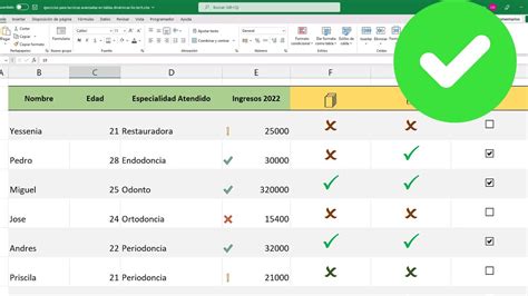 como poner un check en excel|Cómo agregar MARCAS de VERIFICACIÓN en Excel ( Incluye 4。